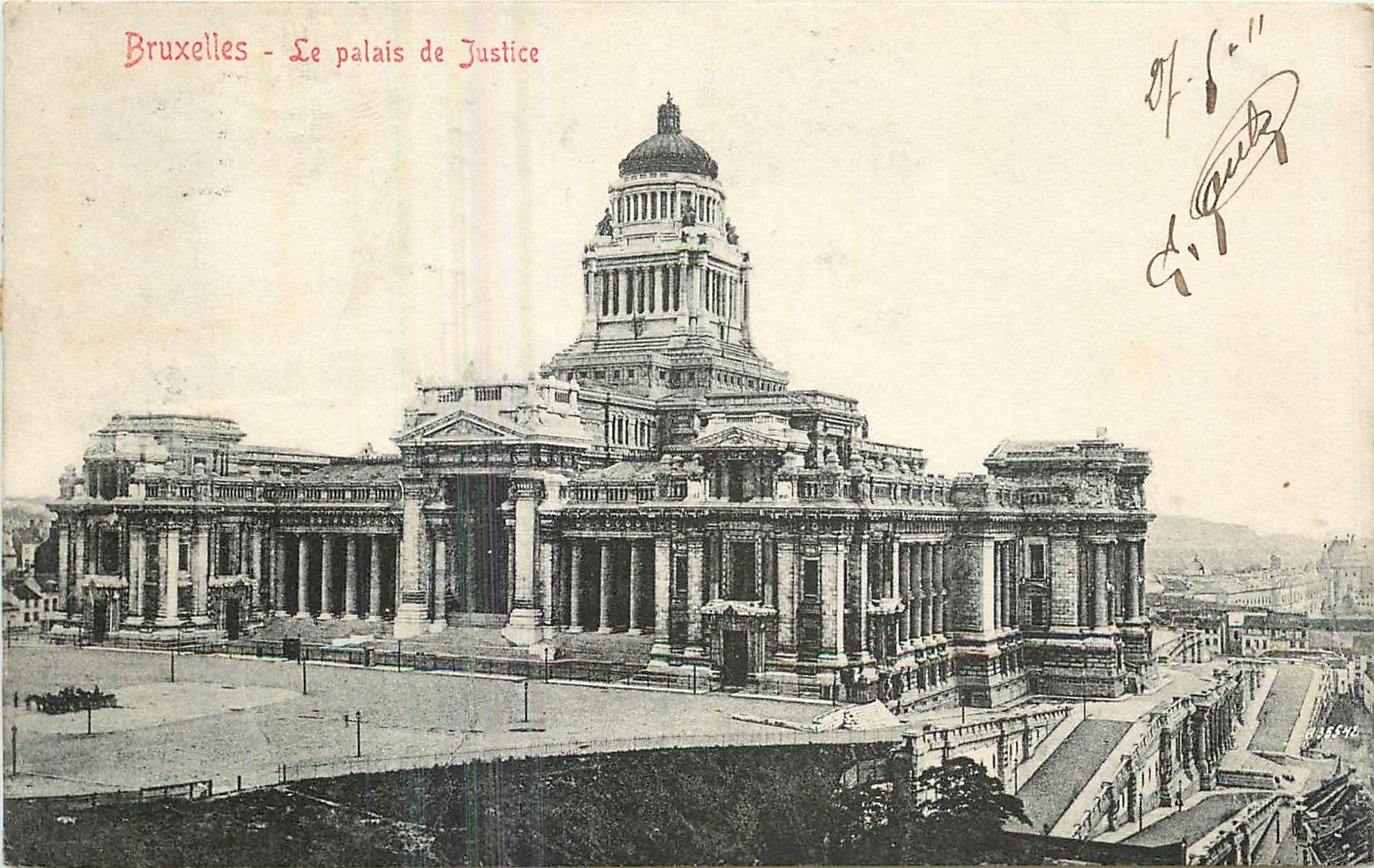 CPA Bruxelles Le Palais de Justice 