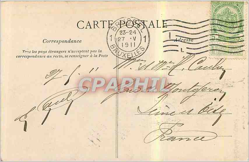 Bruxelles – Porte de Hal, prise de la Rue de la Victoire — La G. P. A. Paris — Reverso