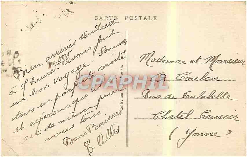CPA Morlaix Finistere Vue generale  — Rückseite