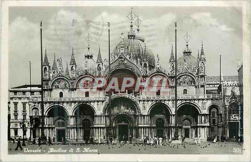 CPA Venezia Basilica di S Marco 