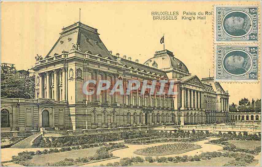 CPA Bruxelles Palais du Roi 