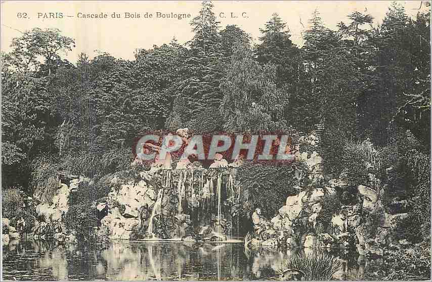 CPA Paris Cascade du Bois de Boulogne 