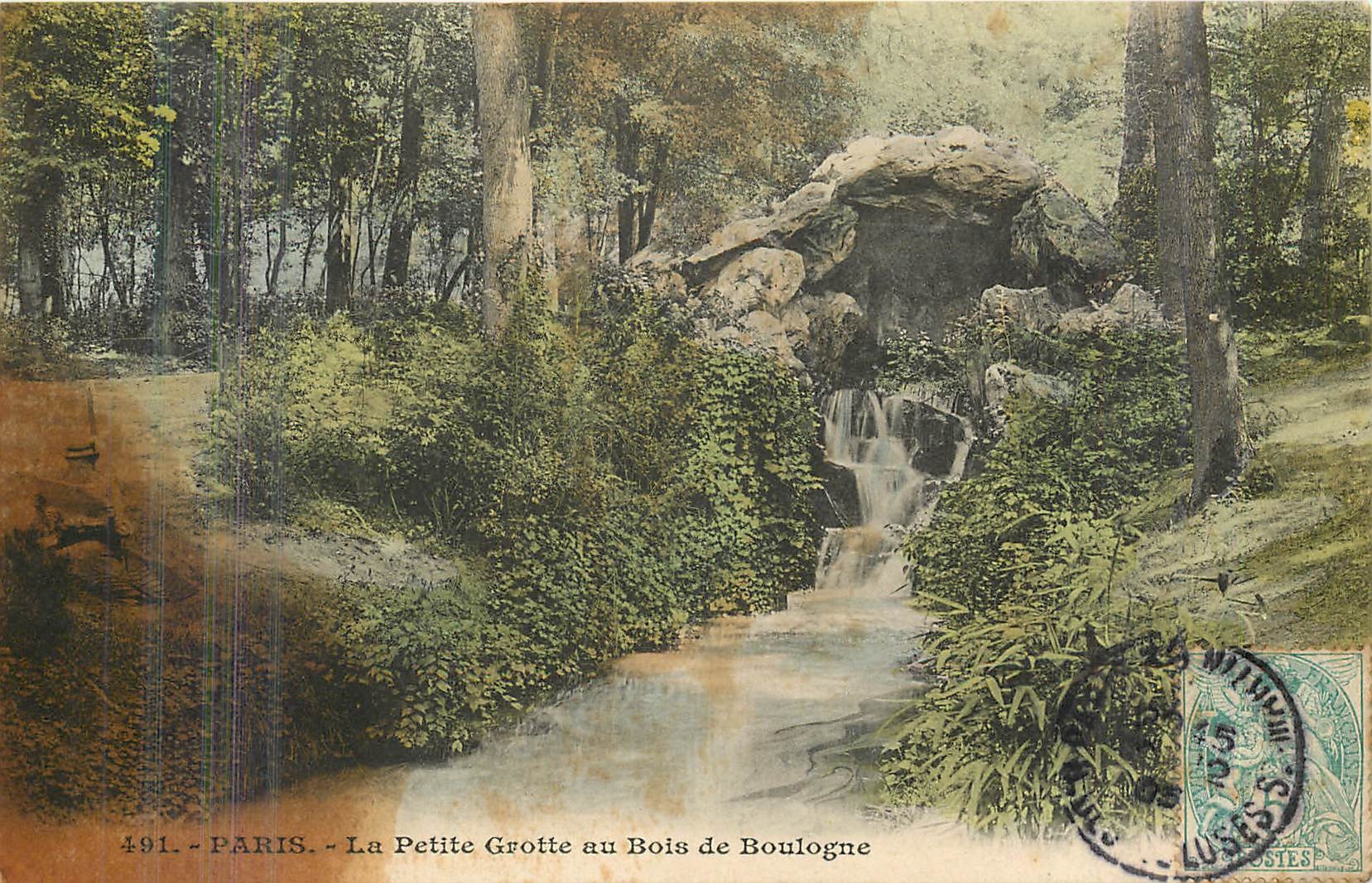 CPA Paris La Petite Grotte au Bois de Boulogne 