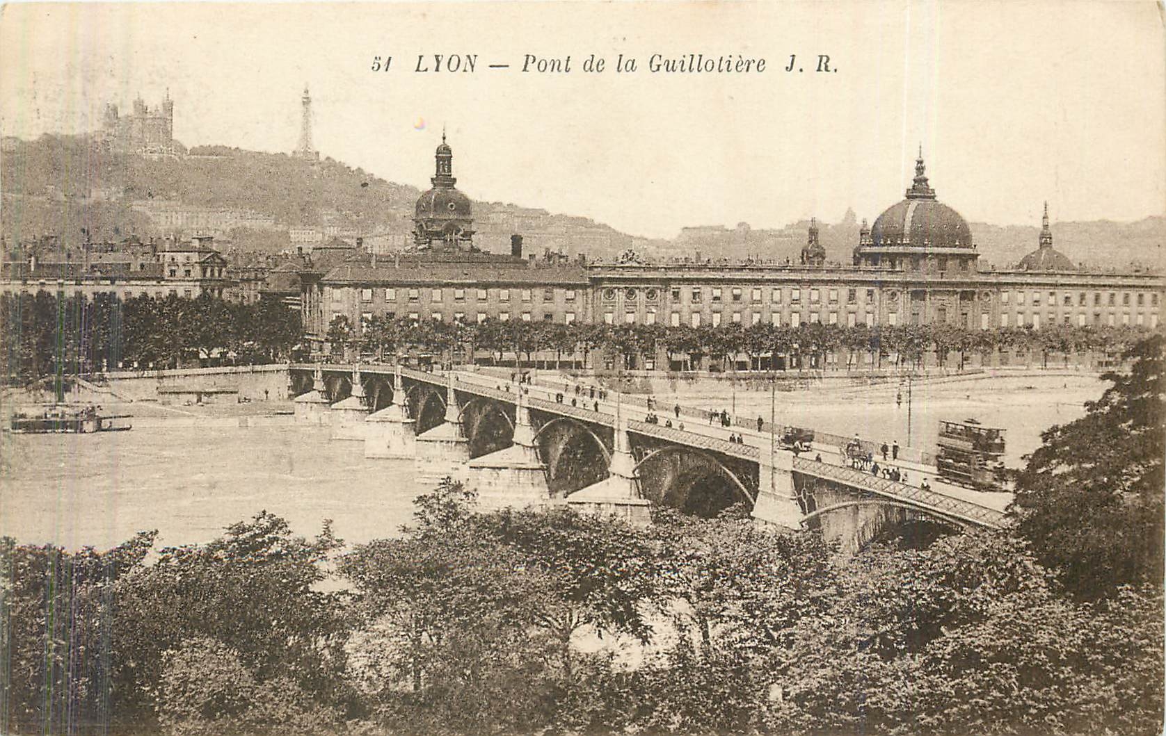 CPA Lyon Pont de la Guillotiere 
