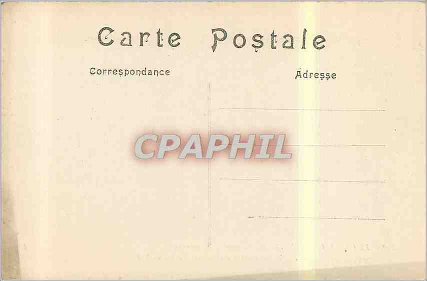 CPA Le Crime de Reims Maison ecroulee par un obus Militaria — Verso