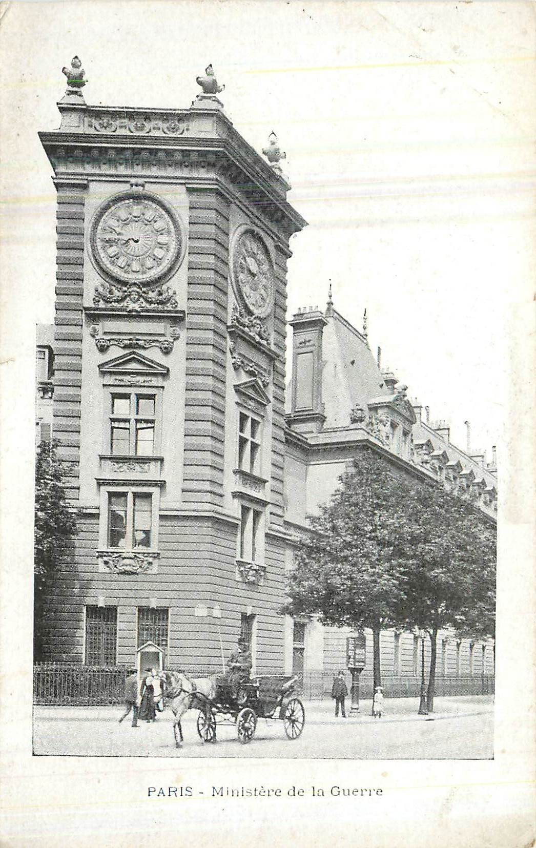 CPA Paris Ministere de la Guerre 