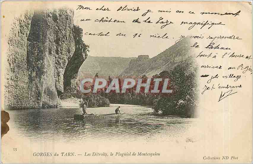Gorges du Tarn — Les Détroits, le Plagniol de Montesquion — Collections ND Phot