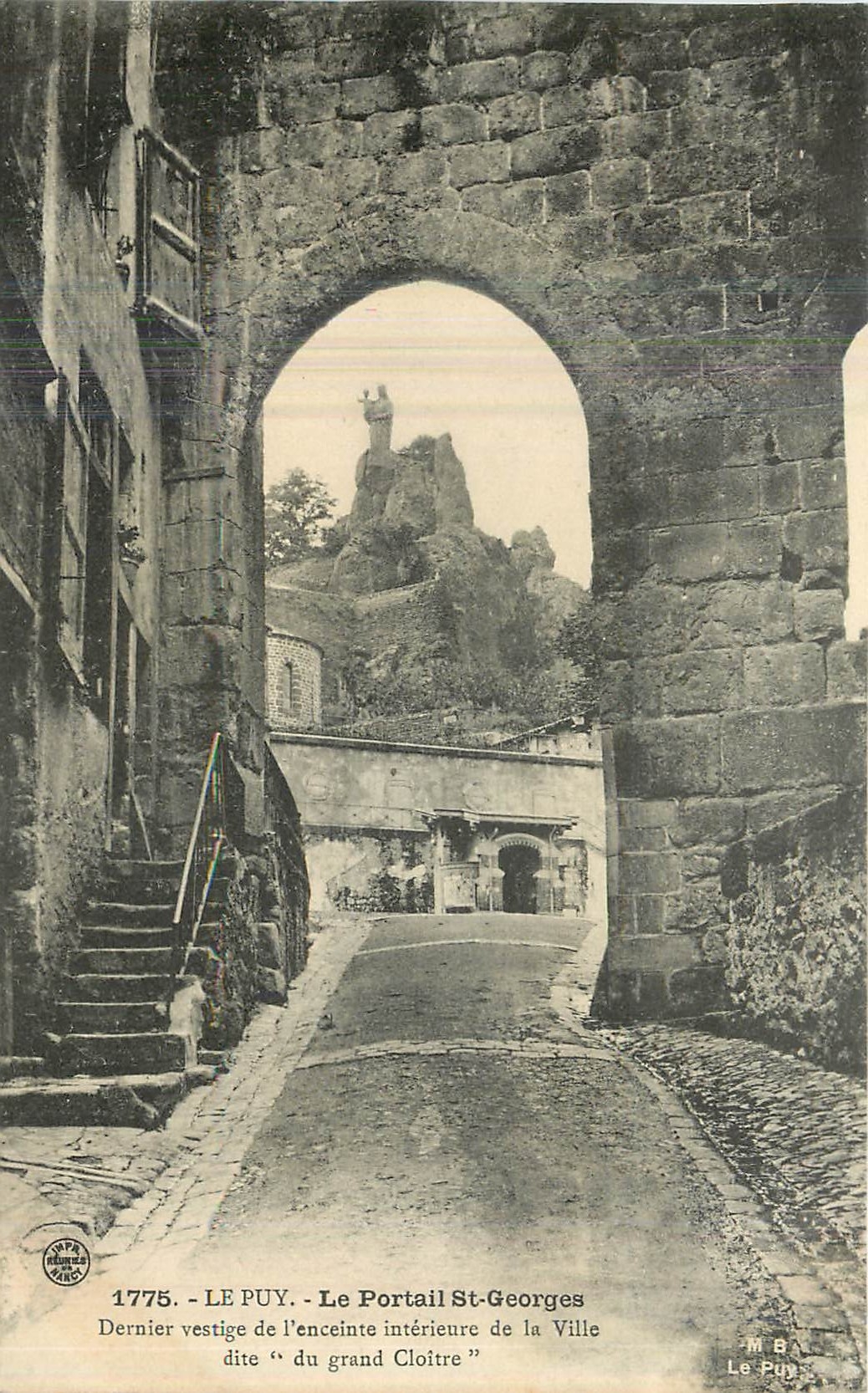 CPA Le Puy Le Portail St Georges Dernier vestige de l'enceinte interieure de la Ville dite du Grand 