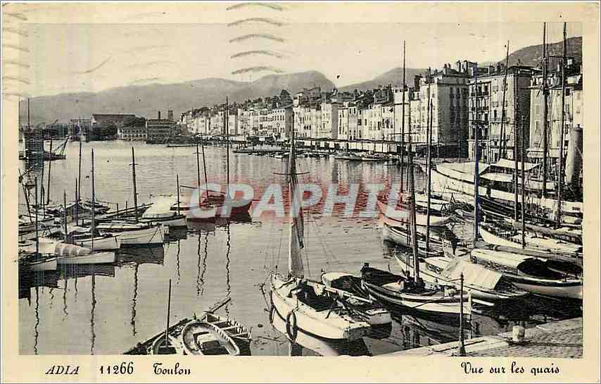 Toulon — Vue sur les quais — ADIA 11266