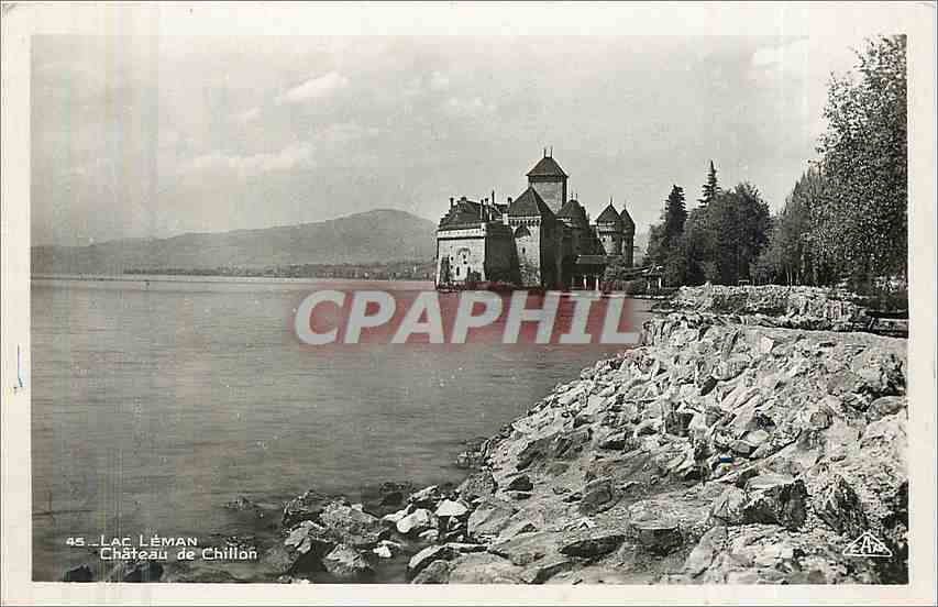 CPA Lac Leman Chateau de Chillon 