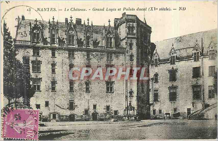 CPA Nantes Le Chateau Grand Logis et Palais Ducal 