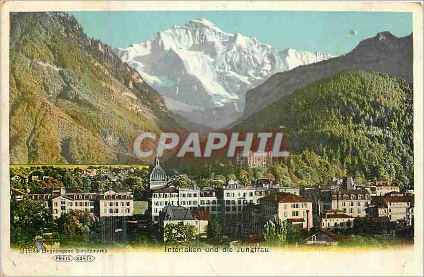 CPA Interlaken und die Jungfrau 