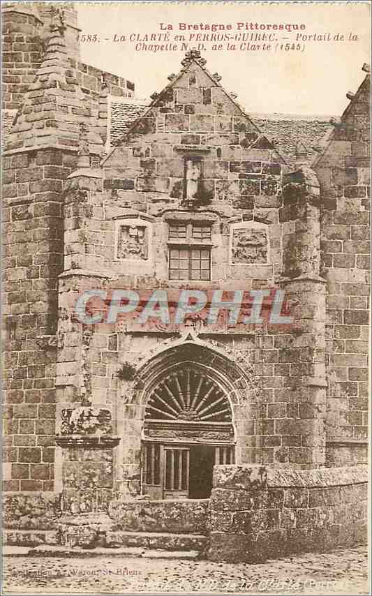 Portail de la Chapelle N.-D. de la Clarte à Perros-Guirec — La Bretagne Pittoresque