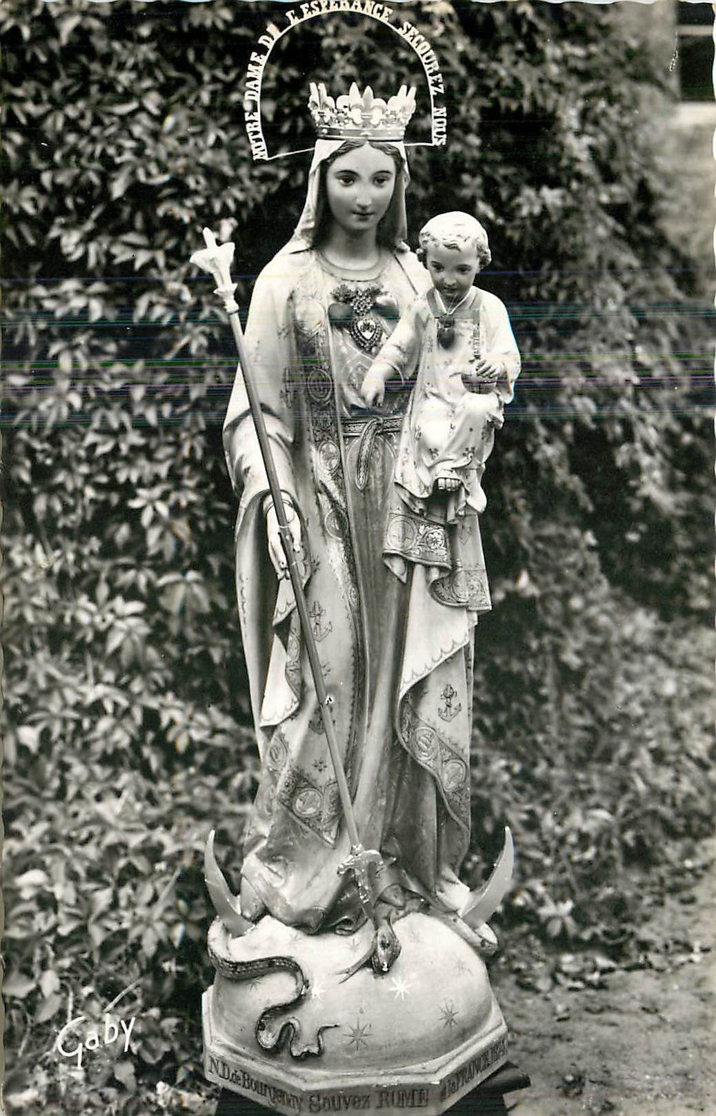 Notre-Dame de l'Espérance — Statue de pèlerinage à Bourgenay — Éditions Gaby, Nantes