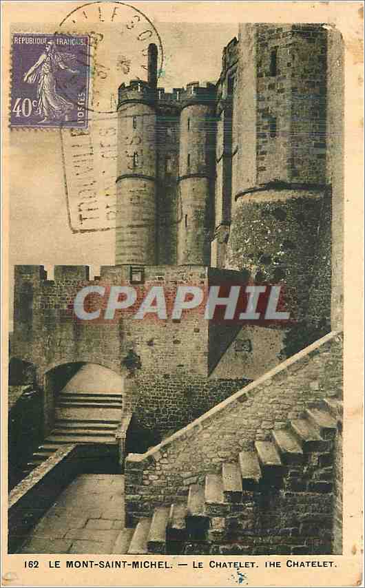 CPA Le Mont Saint Michel Le Chatelet 