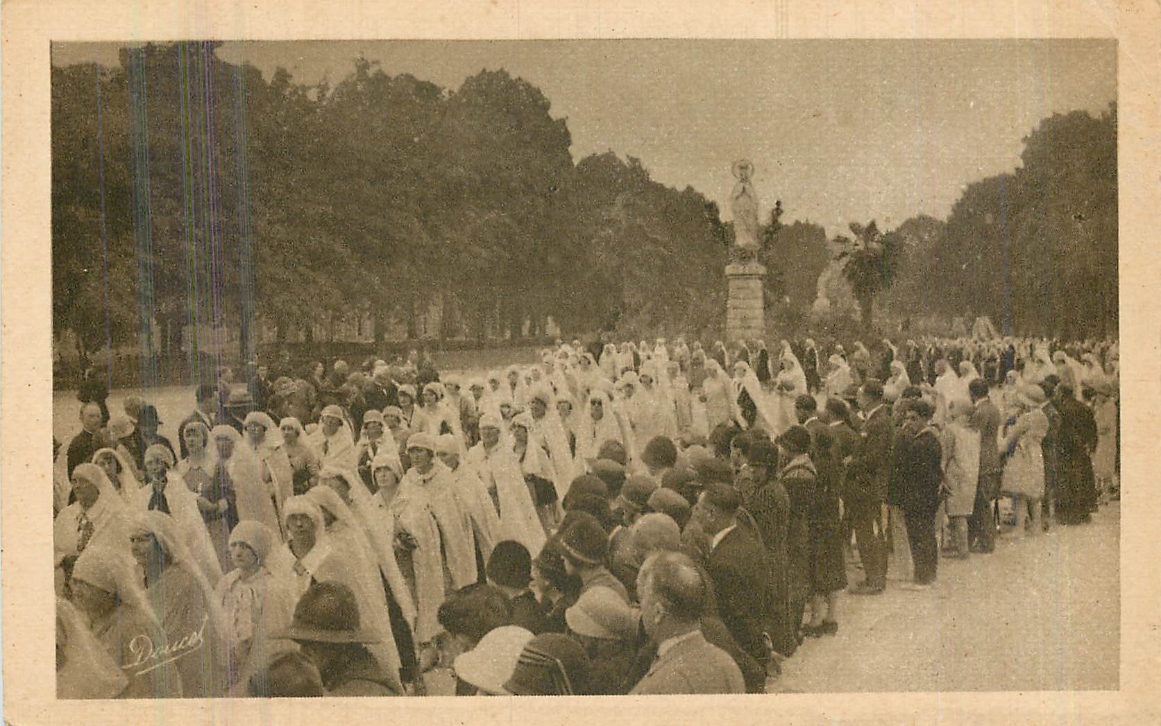 Lourdes — La Procession des Enfants de Marie P.D. — Édit. du Faire du Sépare, Lourdes