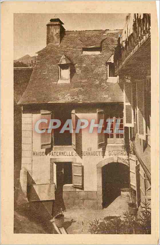 CPA Lourdes Maison Paternelle de Ste Bernadette Soubirous PD 