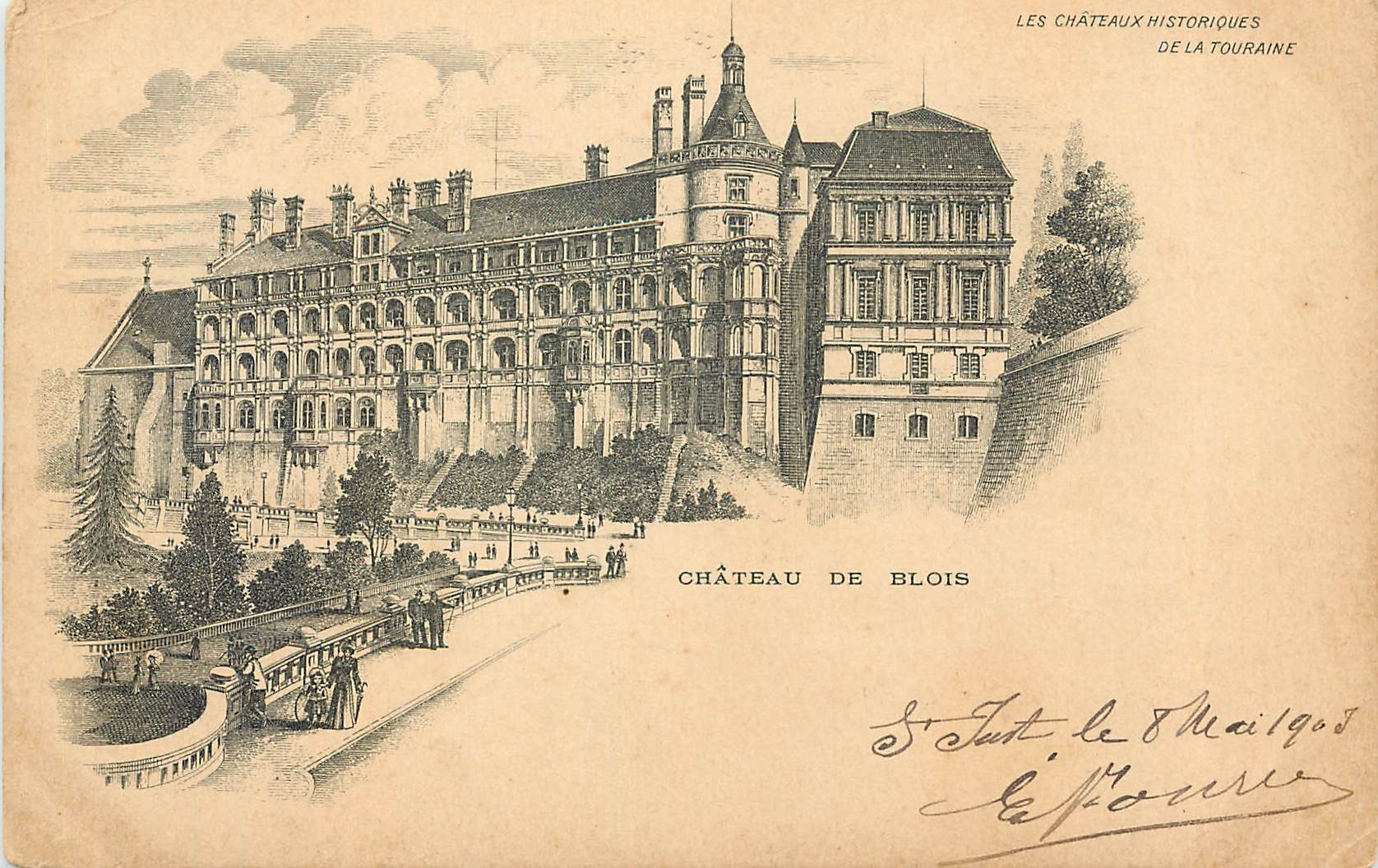 CPA Les Chateaux de la Touraine Chateau de Blois 