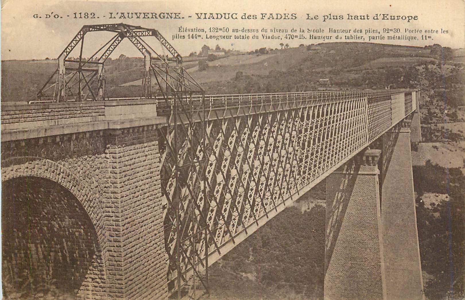 L'Auvergne - Viaduc des Fades - Le plus haut d'Europe