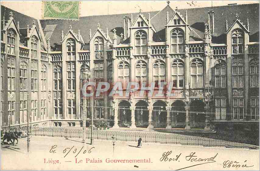 CPA Liege Le Palais Gouvernemental 