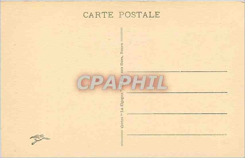 CPA Rouen La Grosse Horloge  — Rückseite