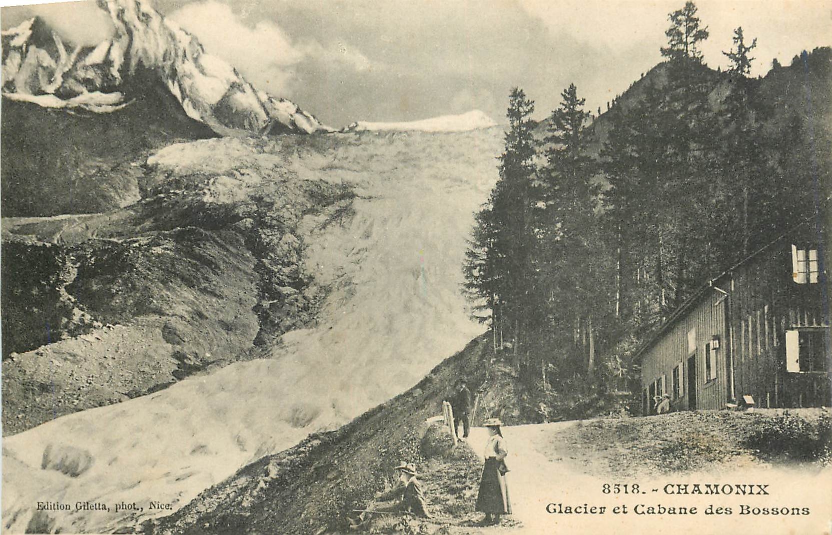 CPA Chamonix Glacier et Cabane des Bossons 