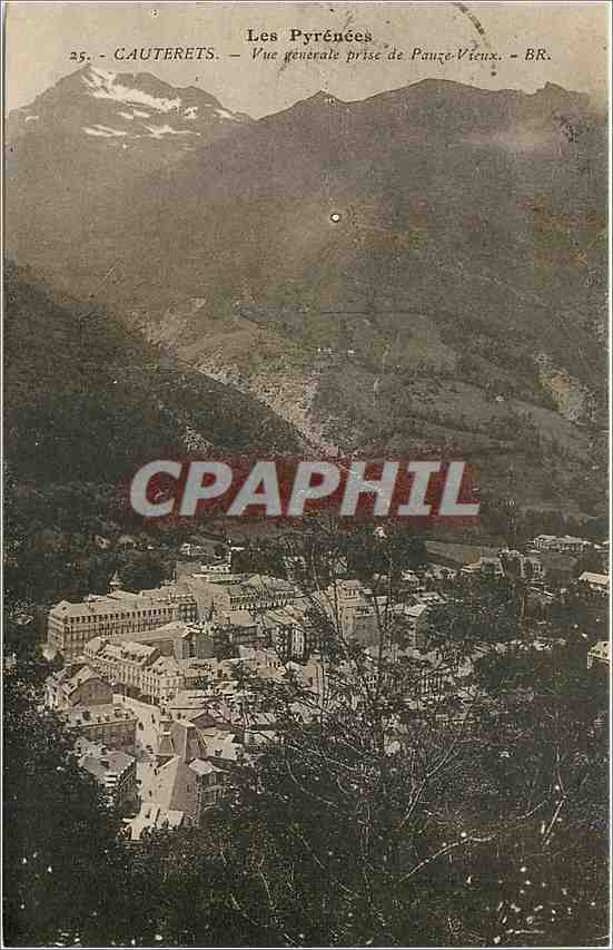 Cauterets — Vue générale prise de Pauze-Vieux — BR.