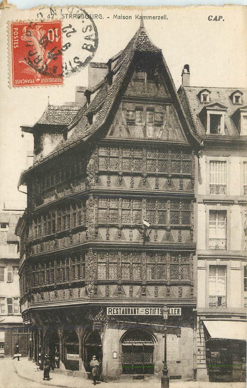 CPA Strasbourg Maison Kammerzell 