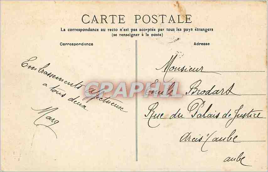 Roches Tuilière and Sanadoire — Auvergne — unidentified publisher, no. 395 — Back