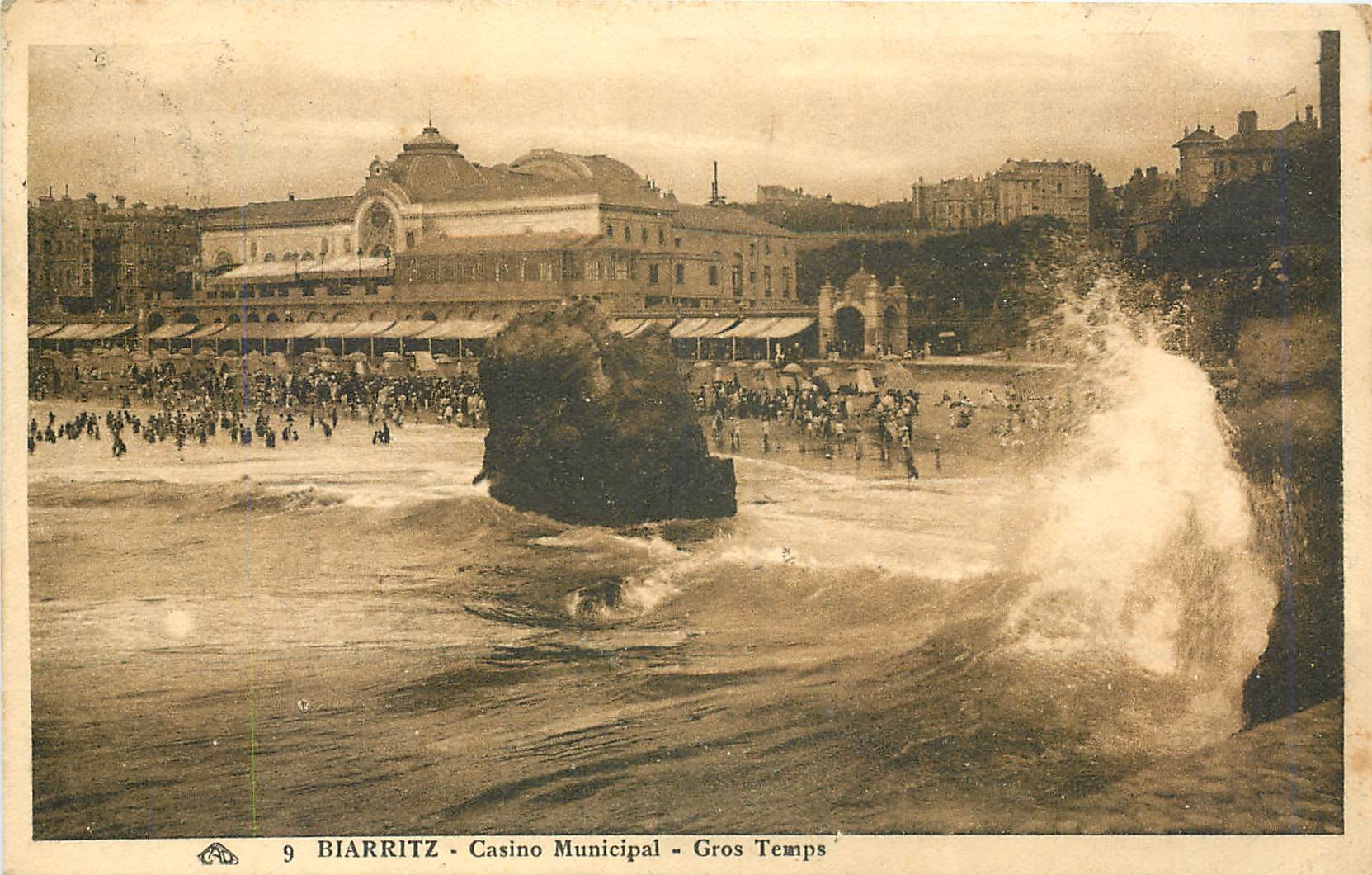 Biarritz - Casino Municipal - Gros Temps