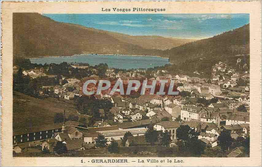 CPA Gerardmer La Ville et le Lac 