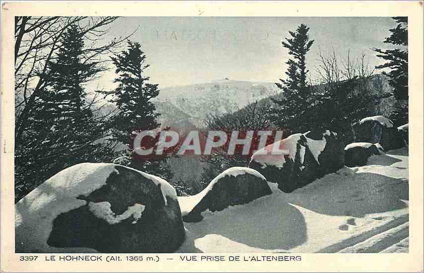 CPA Le Hohneck Vue prise de l'Altenberg 