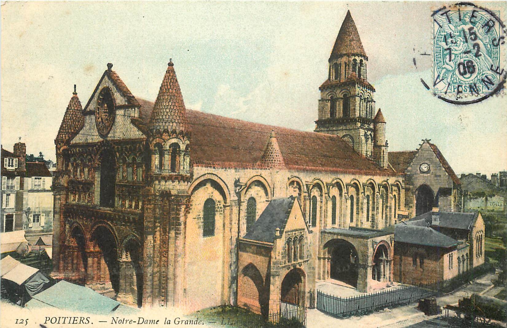 CPA Poitiers Notre Dame la Grande 