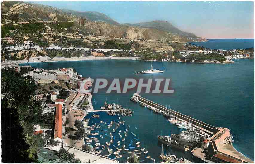 Villefranche-sur-Mer — Vue sur la Darse et la Rade — Réal-Photo des Arts Photomécaniques (15)