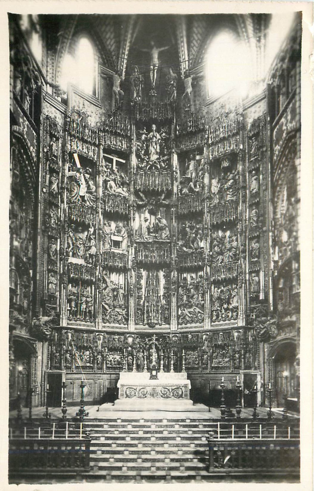CPA Retablo de la Capilla Mayor Catedrale de Toledo 