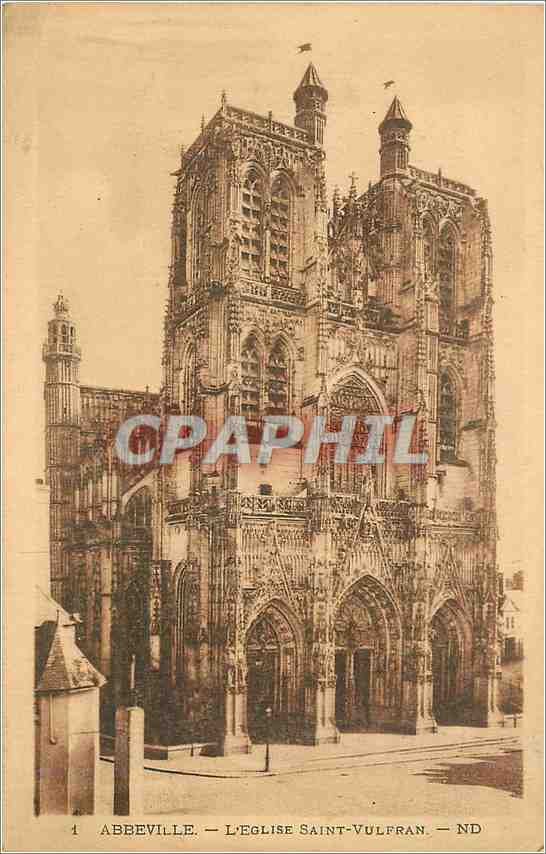 CPA Abbeville L'Eglise Saint Vulfran 
