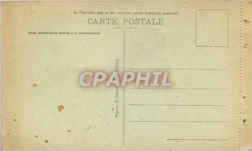 Sommet du Puy de Dôme — L'Observatoire et les Ruines du Temple de Mercure — Idéal, n°4309 — Rückseite