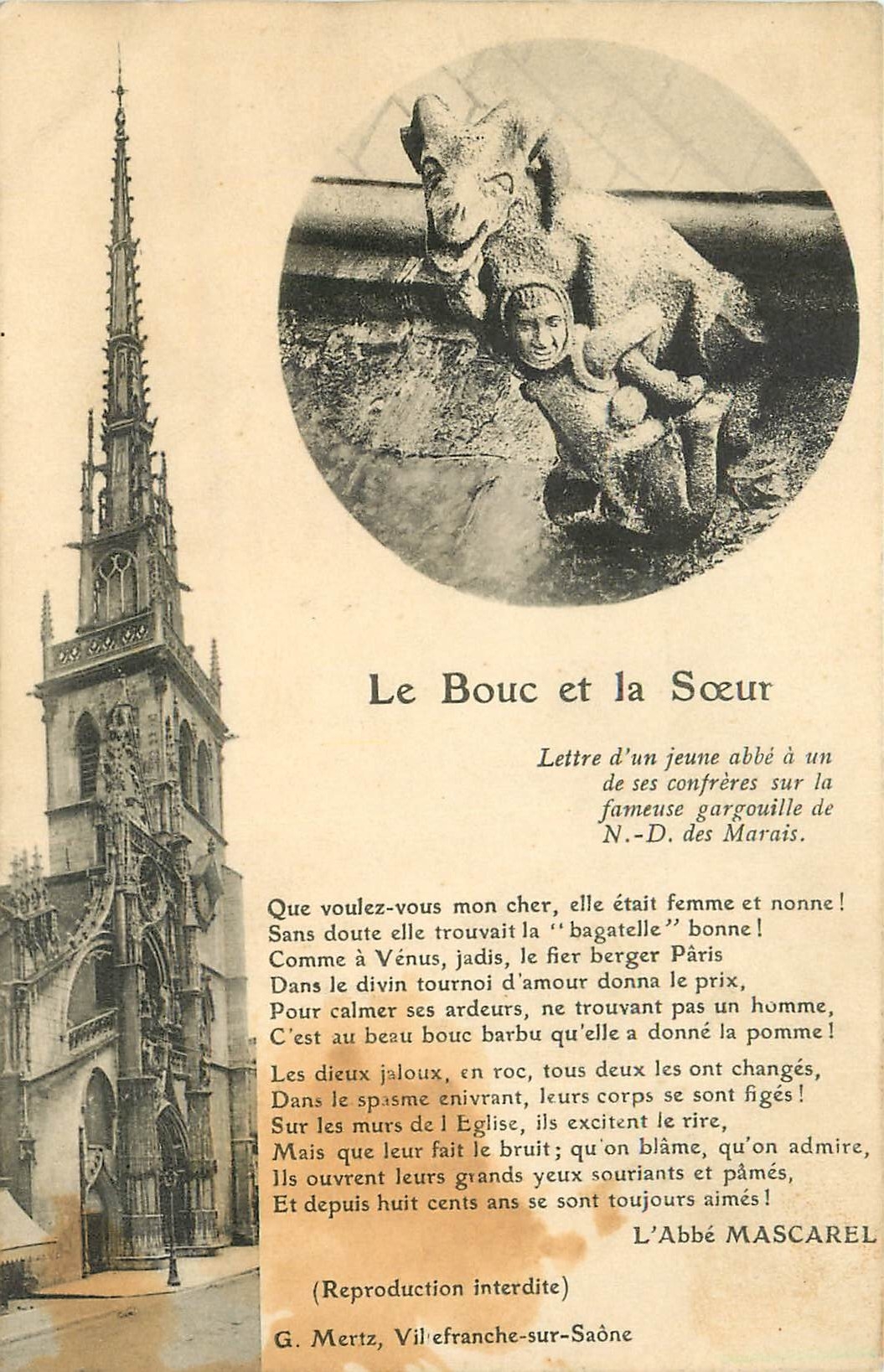 CPA Le Boue et la Soeur Villefranche sur Saone
