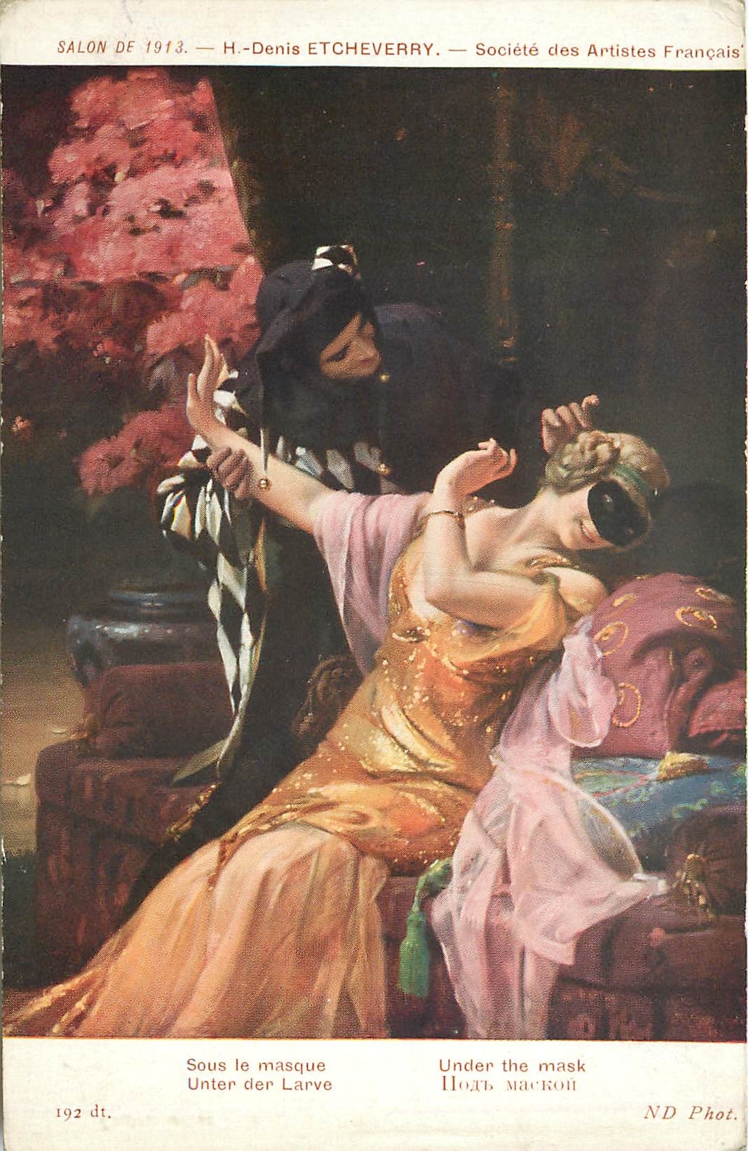 CPA Salon de 1913 H Denis Etcheverry Societe des Artistes Francaises 