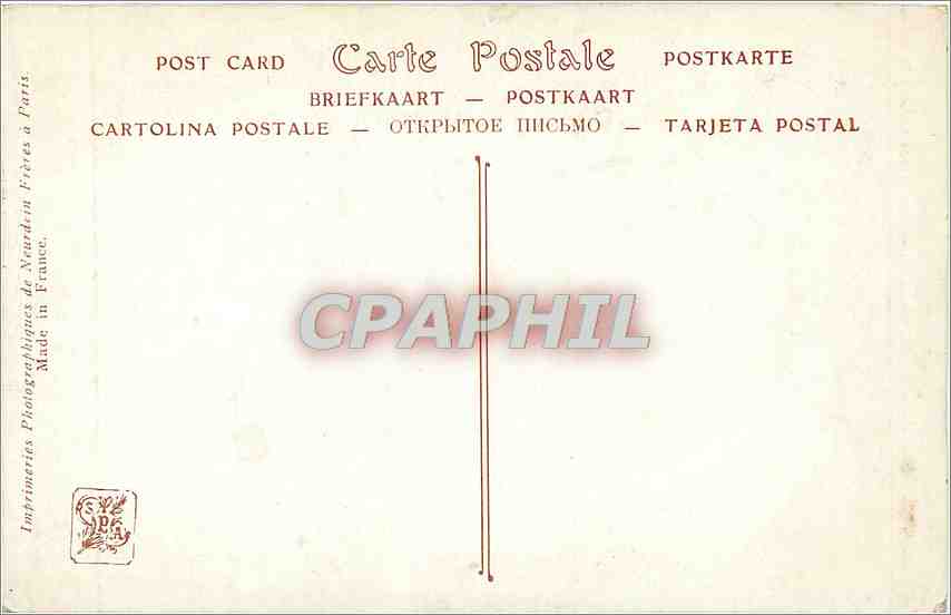 CPA Salon de 1913 H Denis Etcheverry Societe des Artistes Francaises  — Verso