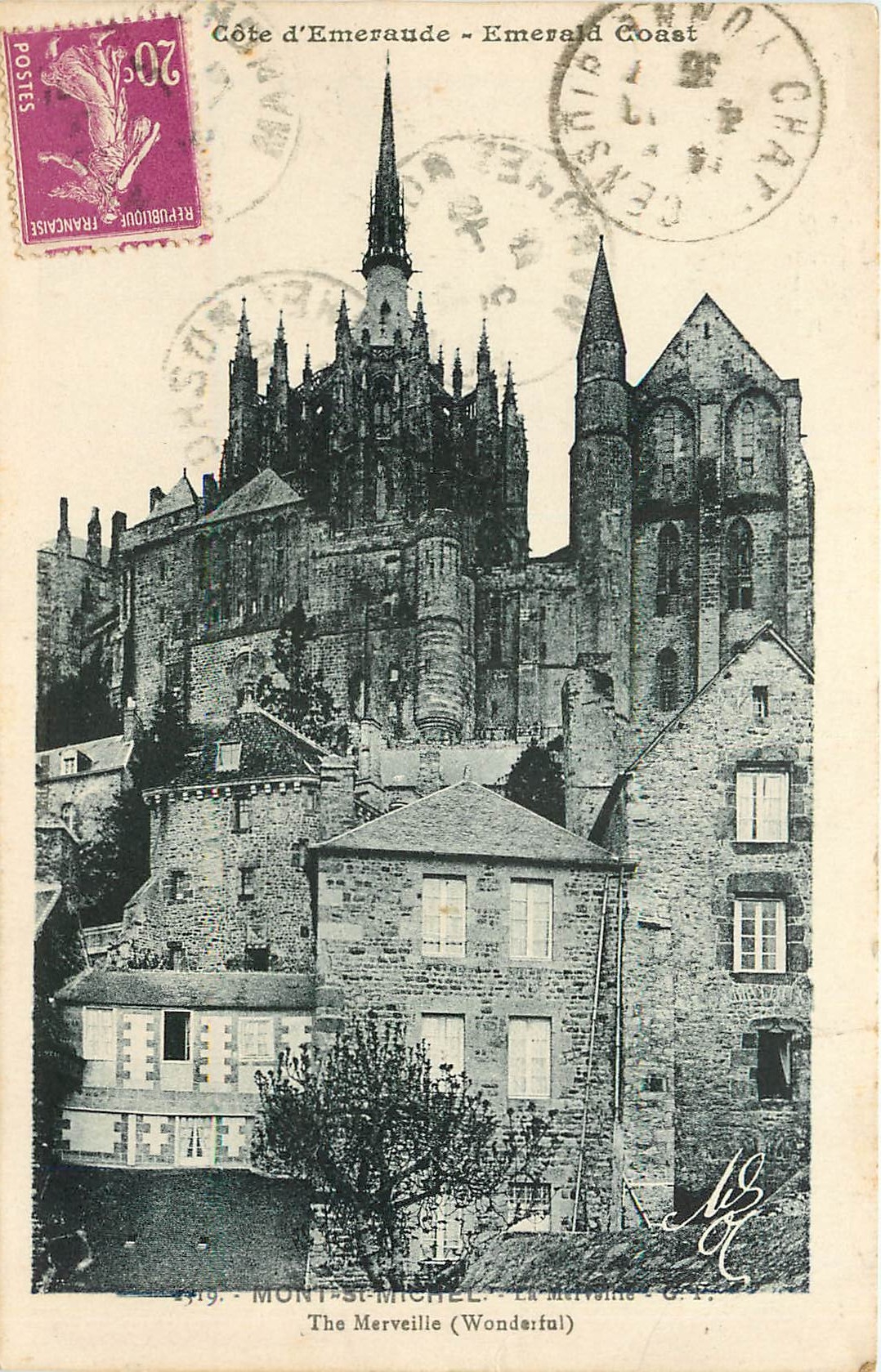 CPA Mont St Michel La Merveille 