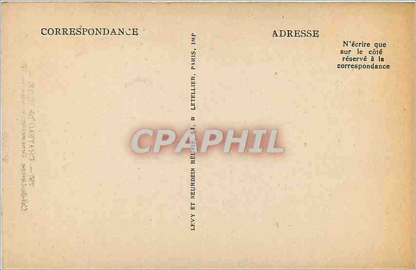 CPA Chateau de Blois Cul de Lampe Ornamented pendant  — Verso