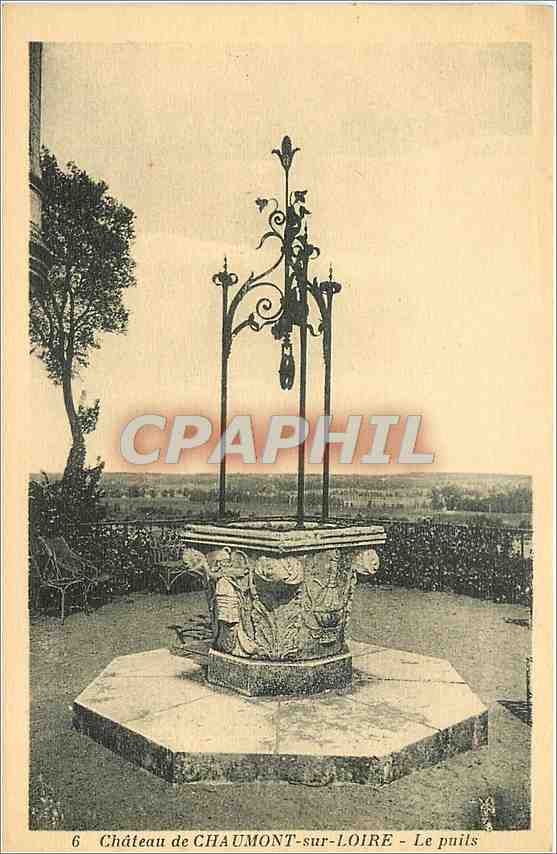 CPA Chateau de Chaumont sur Loire Le puits 