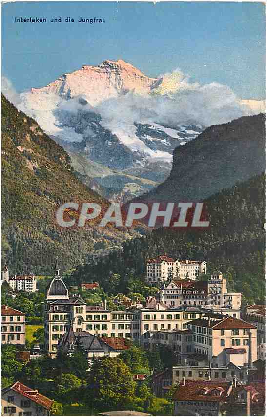 CPA Interlaken und die Jungfrau 