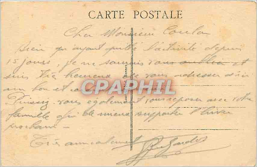 Côte d'Émeraude - Dinard - La Piscine — 3370 — Rückseite