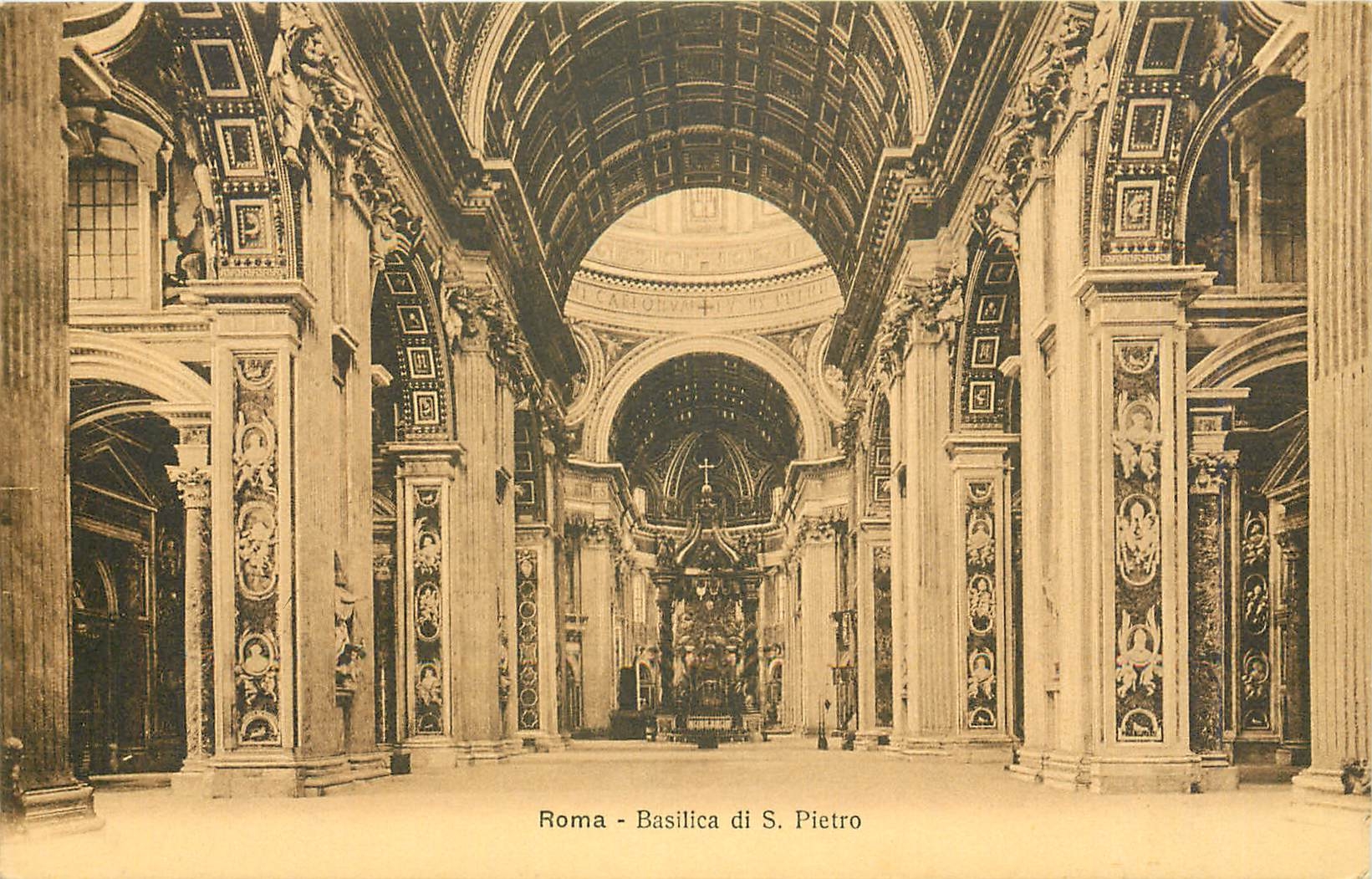 CPA Roma Basilica di S Pietro 