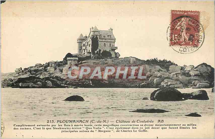 CPA Ploumananach C du N Chateau de Costaeres 
