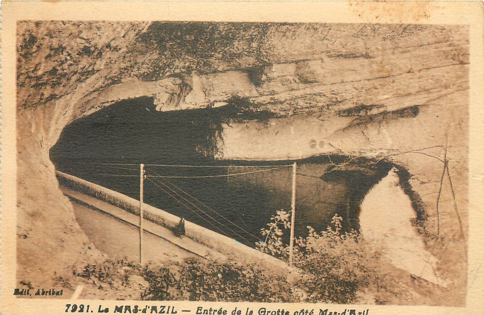 CPA La Mas d'Azil Entree de la Grotte Mas d'Azil 