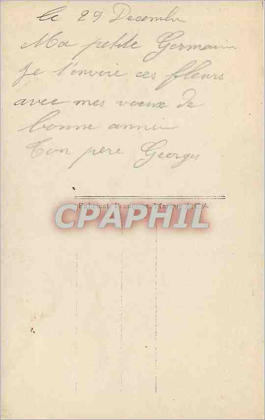 CPA A vous mes voeux de bonne fete Soldat Militaria — Rückseite