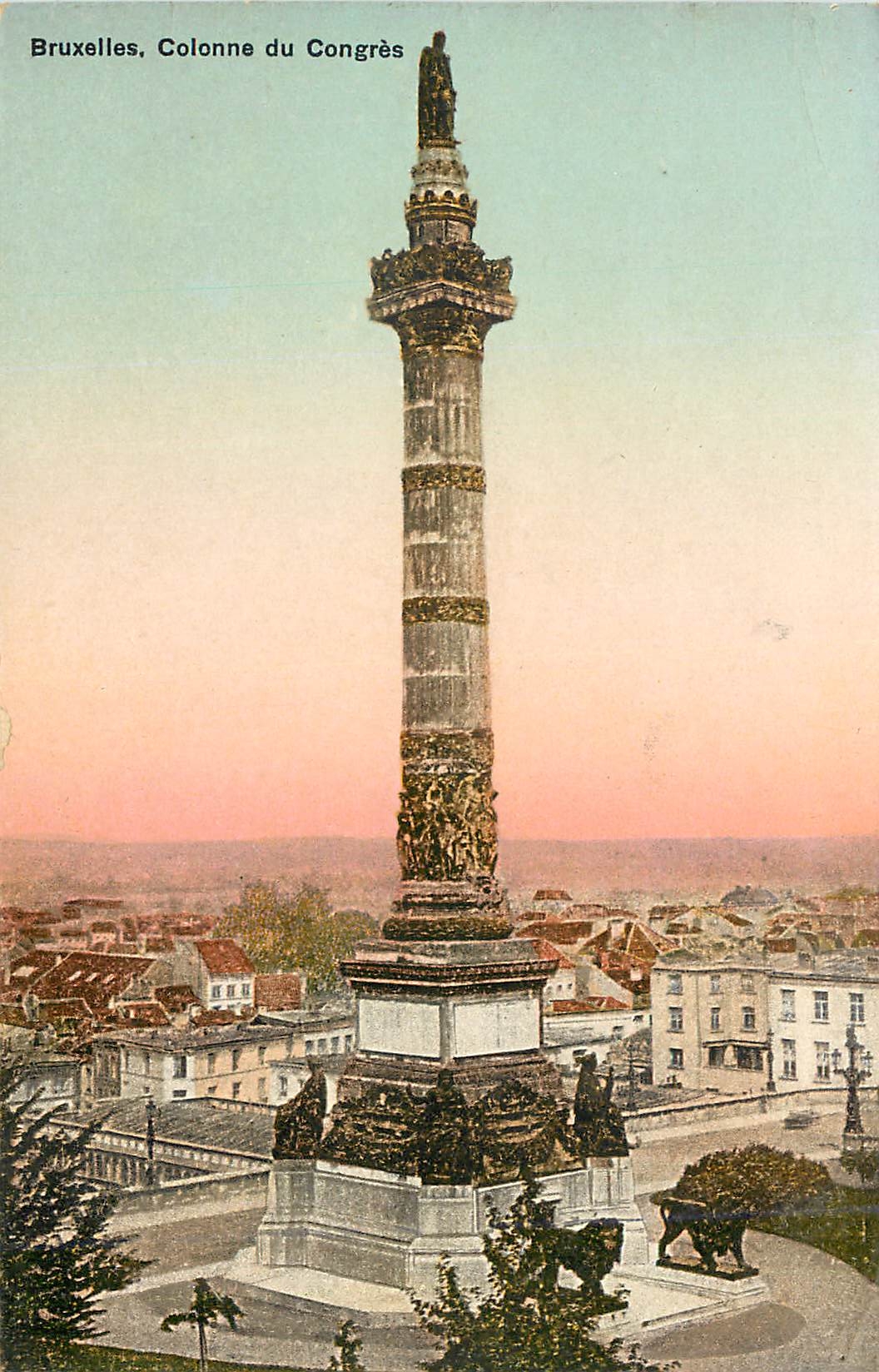 CPA Bruxelles Colonne du Congres 